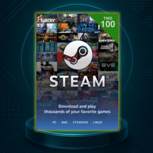[台灣]Steam 100元台幣錢包 蒸氣卡/爭氣卡