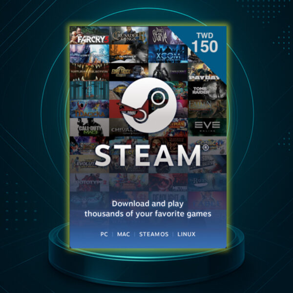 [台灣]Steam 150元台幣錢包 蒸氣卡/爭氣卡