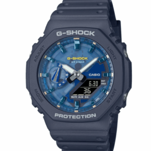G-SHOCK 湛藍海洋八角造型計時錶/深藍/GA-2100AS-2A