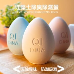 冰箱除臭珪藻土 造型蛋6入